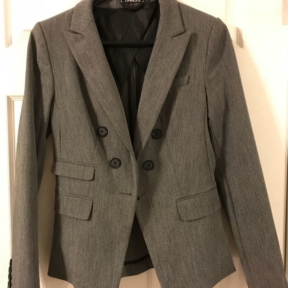 Express Blazer Gray